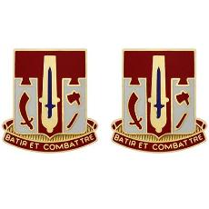 682nd Engineer Battalion Unit Crest (Batir Et Combattre)